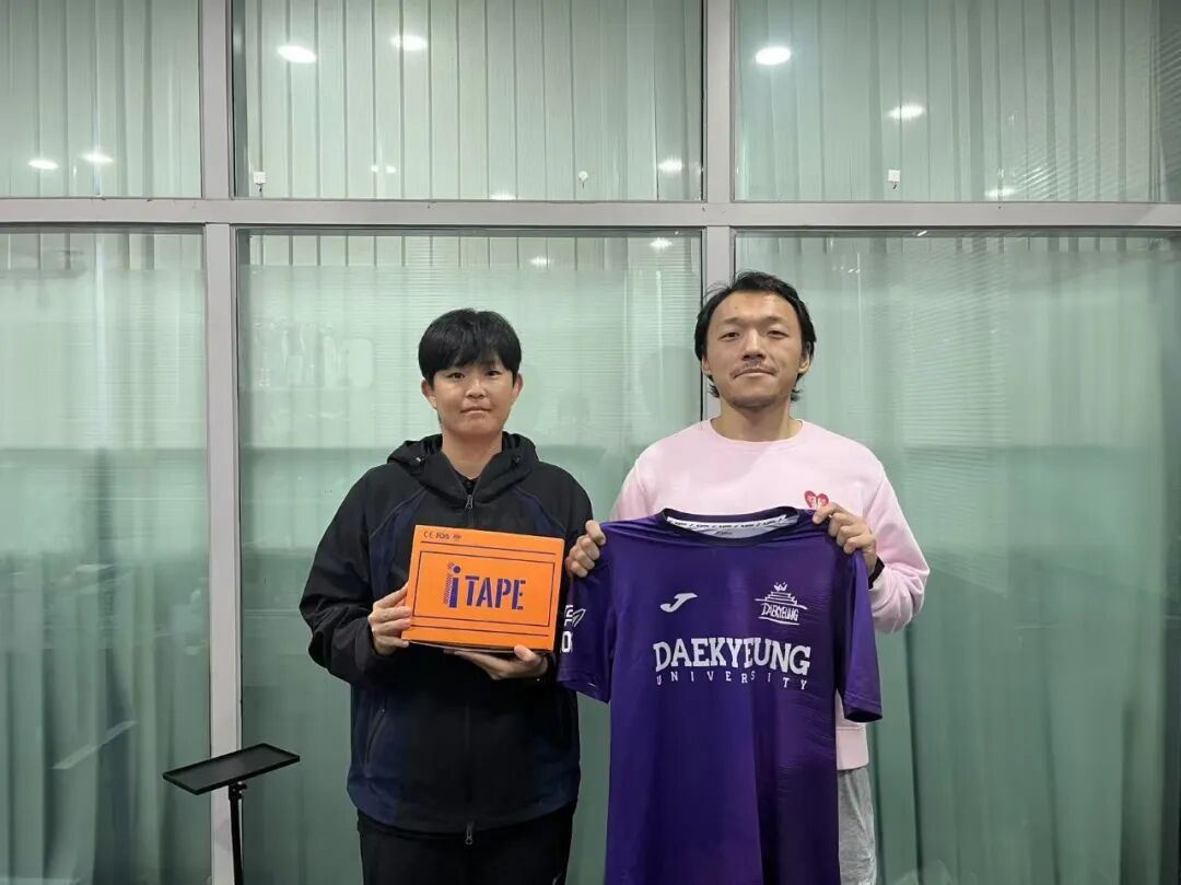 iTAPE塞柯尔斯正式宣布与韩国大庆大学足球部女子足球队达成